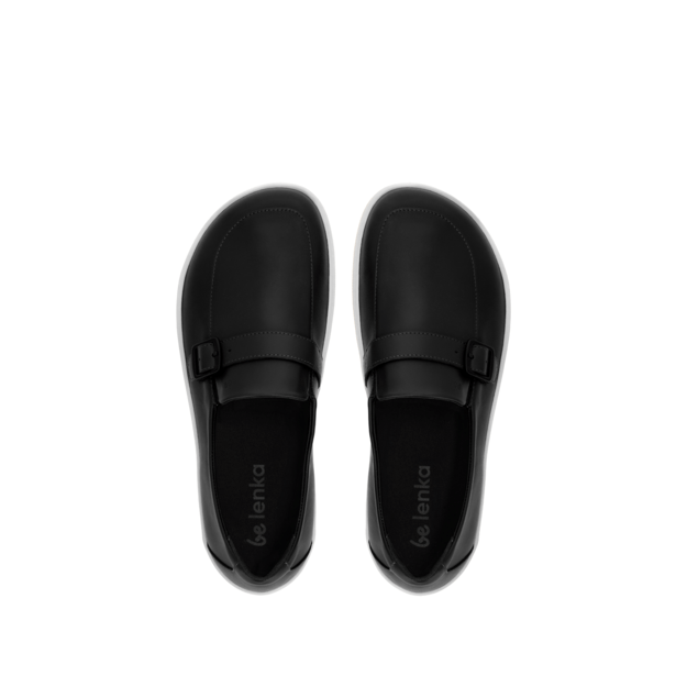 Barefoot Moccasins Be Lenka Amadeus - Black & White