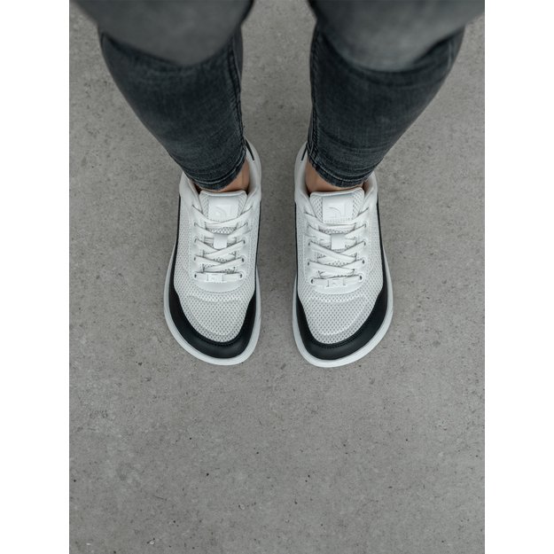 Barefoot Sneakers Barebarics Vaporo - White & Black
