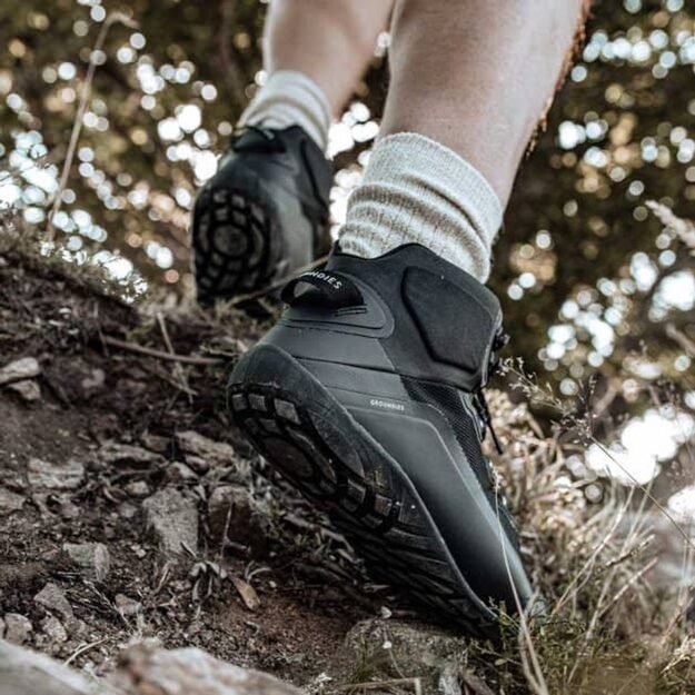 Barefoot Voděodoln&eacute; Pohorky GROUNDIES&reg; All Terrain High Čern&eacute;