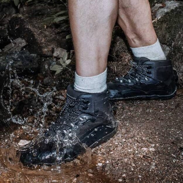 Barefoot Voděodoln&eacute; Pohorky GROUNDIES&reg; All Terrain High Čern&eacute;