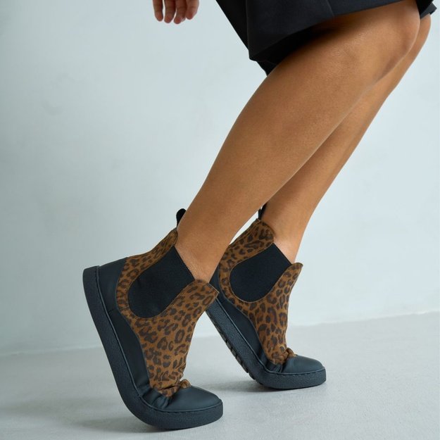 D&aacute;msk&eacute; Barefoot Chelsea GROUNDIES&reg; SIENNA Leopard&iacute;