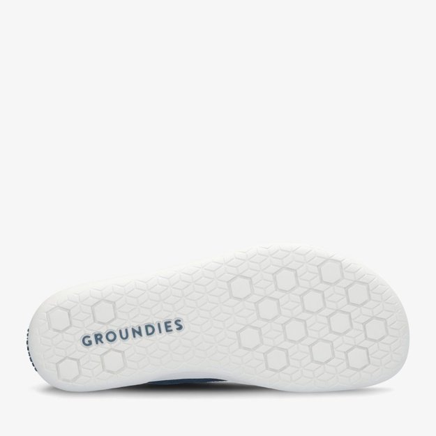GROUNDIES® barefoot sportbačiai  Active Knit mėlyna/balta