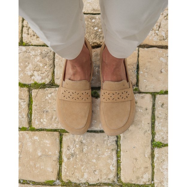 Barefoot mokasinai Be Lenka Bianca - smėlio 41 dydis. IŠPARDAVIMAS