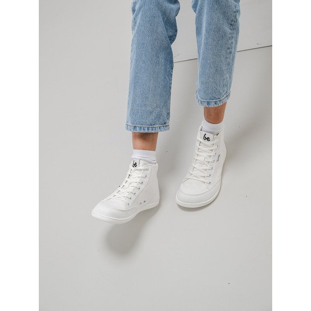 Barefoot Sneakers Be Lenka Rebound - High Top - All White