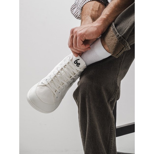 Barefoot Sneakers Be Lenka Rebound - High Top - All White