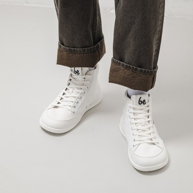 Barefoot Sneakers Be Lenka Rebound - High Top - All White