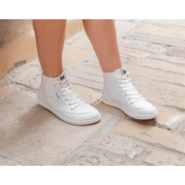 Barefoot Sneakers Be Lenka Rebound - High Top - All White