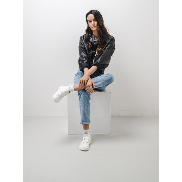 Barefoot Sneakers Be Lenka Rebound - High Top - All White