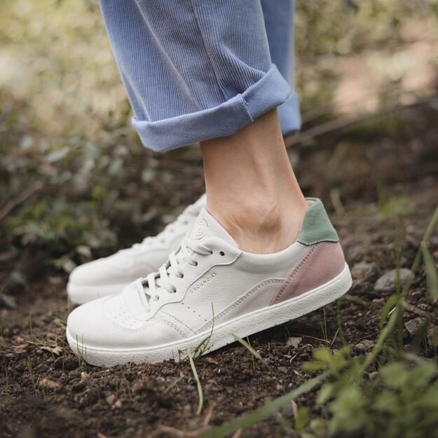 GROUNDIES® moteriški barefoot kedai Nova GS1 Beige/Pink 7