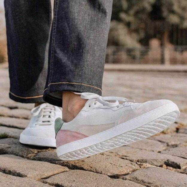 GROUNDIES® moteriški barefoot kedai Nova GS1 Beige/Pink 3