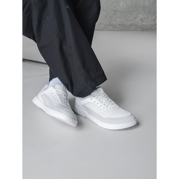 Barefoot Sneakers Barebarics Vaporo - White & Light Grey