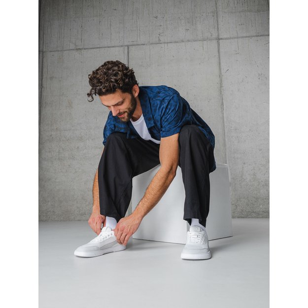 Barefoot Sneakers Barebarics Vaporo - White & Light Grey
