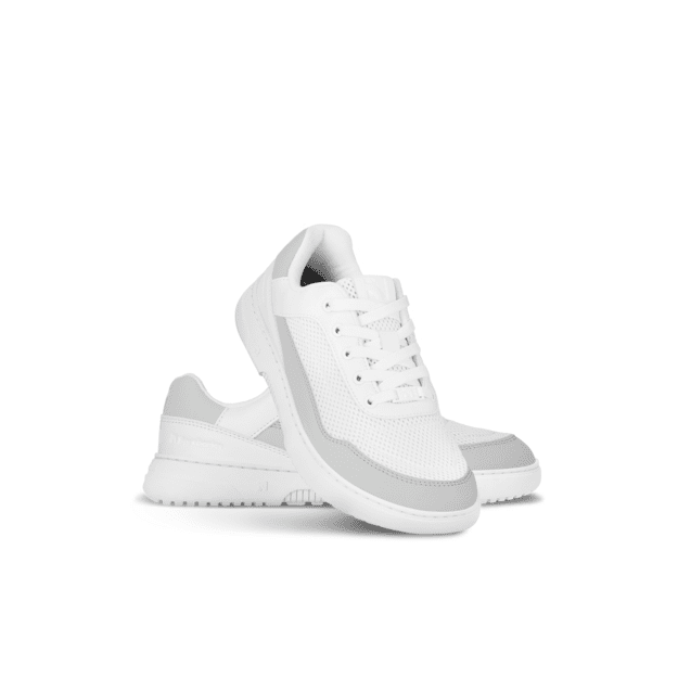 Barefoot Sneakers Barebarics Vaporo - White & Light Grey