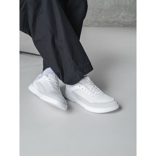 Barefoot Sneakers Barebarics Vaporo - White & Light Grey