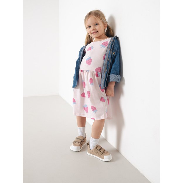 Kids barefoot sneakers Be Lenka Canvi Preschool - Light Brown