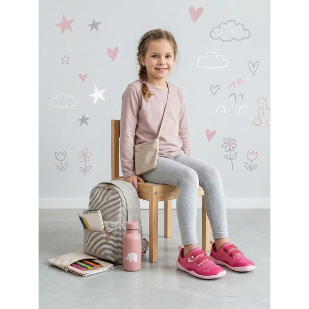Kids Barefoot Sneakers Be Lenka Nubo Kids - Pink