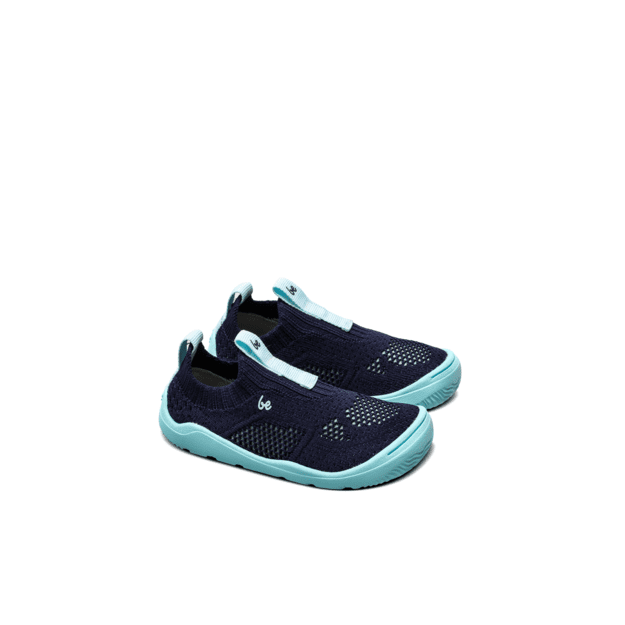Kids Barefoot Slip-on Shoes Be Lenka Luppo Preschool - Blue & Aqua