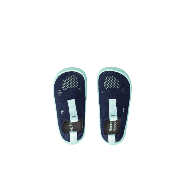 Kids Barefoot Slip-on Shoes Be Lenka Luppo Preschool - Blue & Aqua