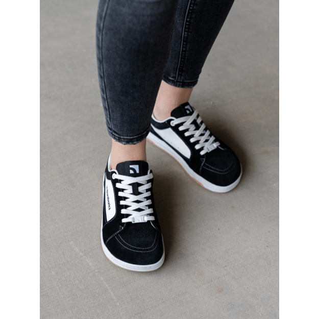 Barefoot Shoes Barebarics Legend - Black & White 9