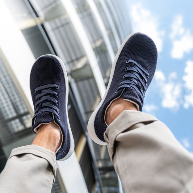 Skinners barefoot sportbačiai Globetrotter II Navy Blue