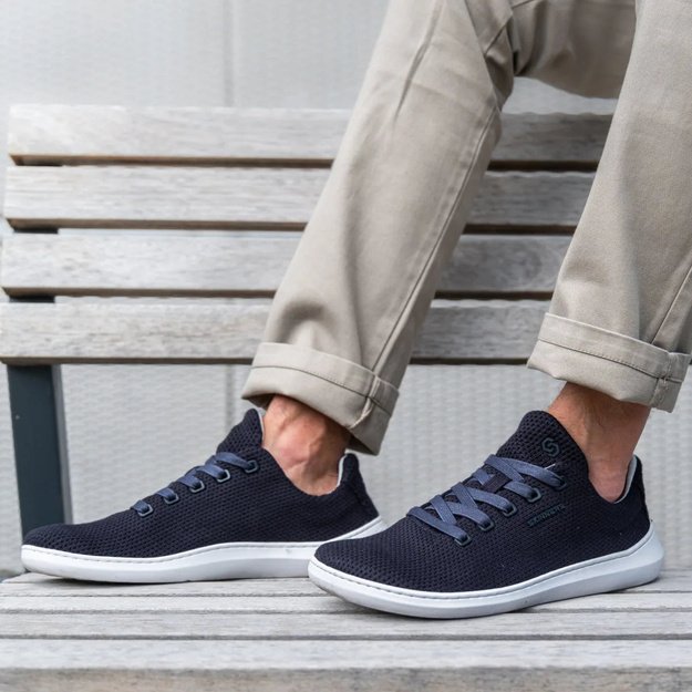 Skinners barefoot sportbačiai Globetrotter II Navy Blue