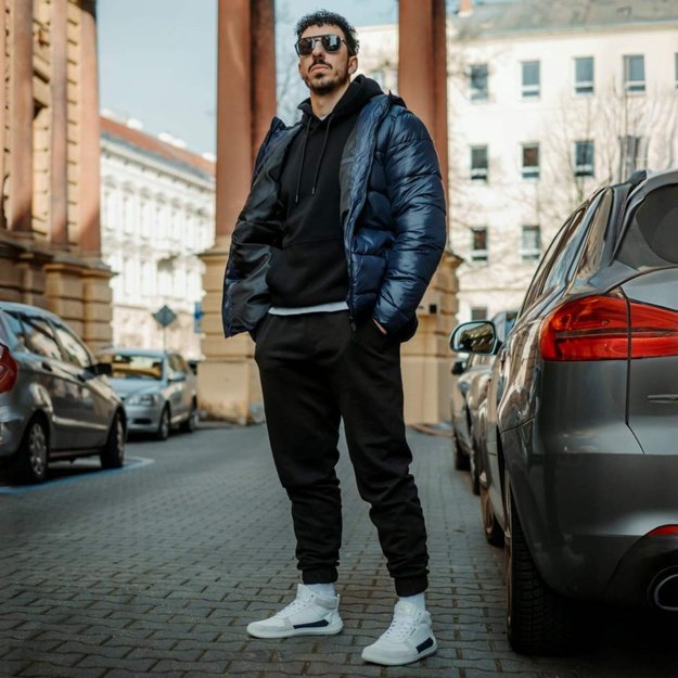 Skinners barefoot Oldschooler High Top balta/mėlyna