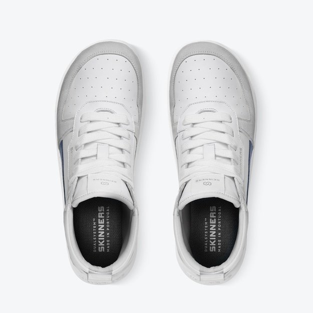 Skinners barefoot Oldschooler High Top balta/mėlyna