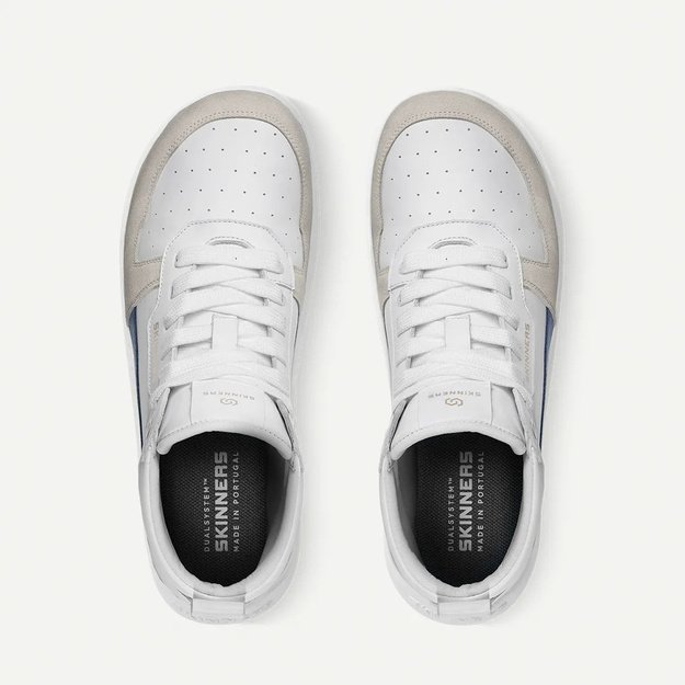 Skinners barefoot Oldschooler High Top balta/mėlyna