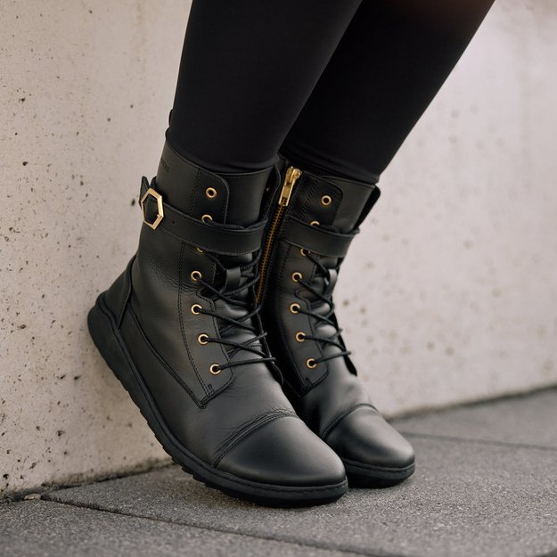  Skinners barefoot batai Nebula Black/Gold 