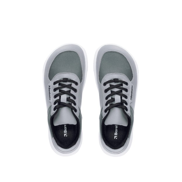 Barefoot Sneakers Barebarics Bravo - Grey & White