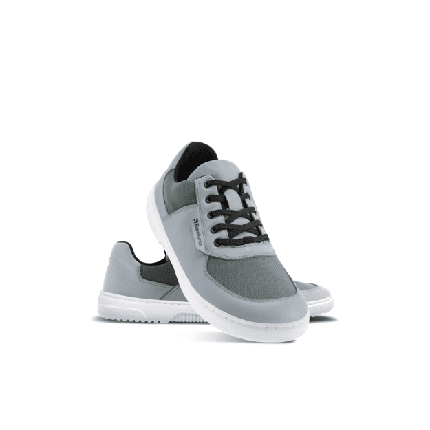 Barefoot Sneakers Barebarics Bravo - Grey & White