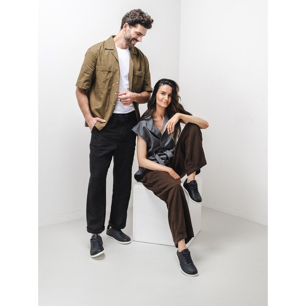 Barefoot Sneakers - Be Lenka Echo - Black & White