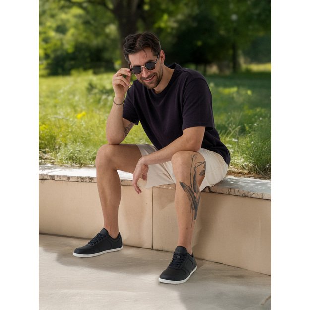 Barefoot Sneakers - Be Lenka Echo - Black & White