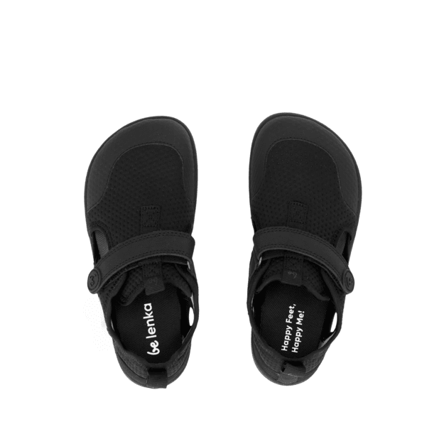 Kids barefoot sandals Zest Kids - All Black