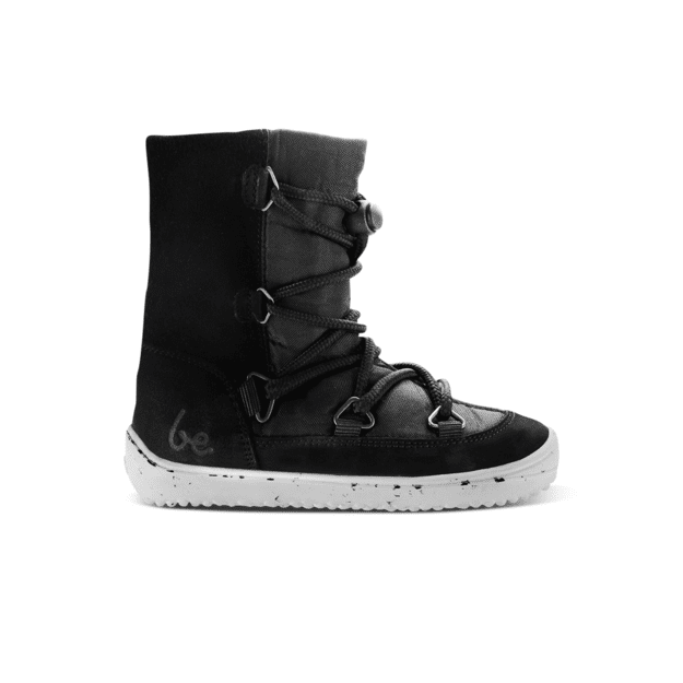 Winter Kids Barefoot Be Lenka Snowfox Kids 2.0 - Black
