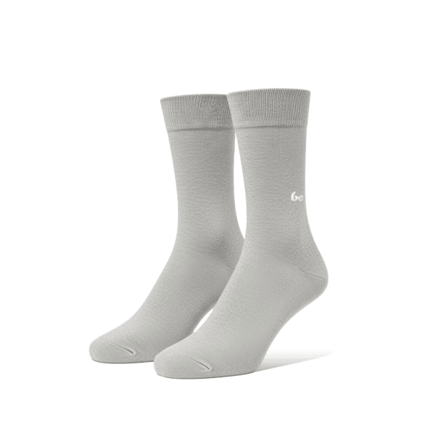Barefoot Socks - Crew - Essentials &ndash; Grey