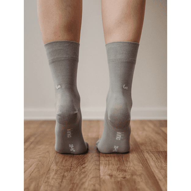 Barefoot Socks - Crew - Essentials &ndash; Grey