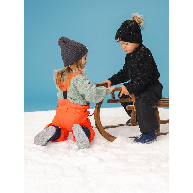 Kids barefoot snow boots Be Lenka Ailo Preschool - Dark Blue