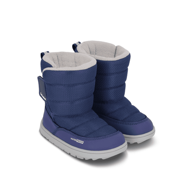 Kids barefoot snow boots Be Lenka Ailo Preschool - Dark Blue