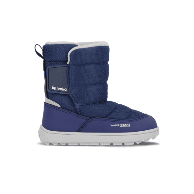 Kids barefoot snow boots Be Lenka Ailo Preschool - Dark Blue