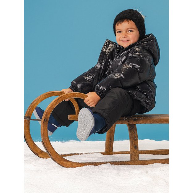 Kids barefoot snow boots Be Lenka Ailo Preschool - Dark Blue