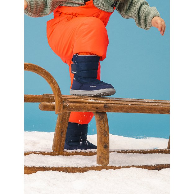 Kids barefoot snow boots Be Lenka Ailo Preschool - Dark Blue