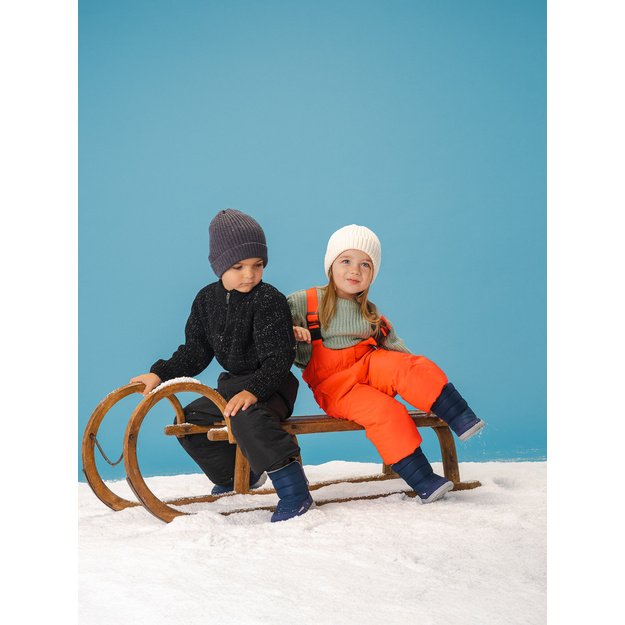Kids barefoot snow boots Be Lenka Ailo Preschool - Dark Blue