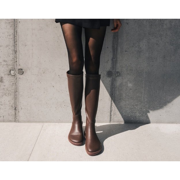 Barefoot Knee-high Boots Be Lenka Athena - Chocolate