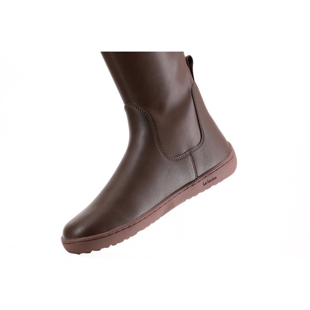 Barefoot Knee-high Boots Be Lenka Athena - Chocolate