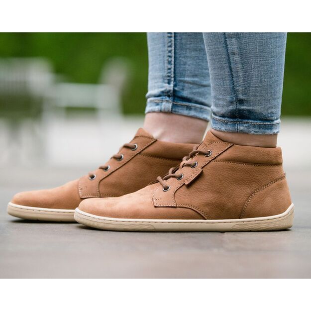 Barefoot Shoes - Be Lenka - Synergy - Cognac & Beige