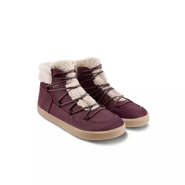 Winter Barefoot Boots Be Lenka Bliss - Burgundy Red (Sandėlio prekė)