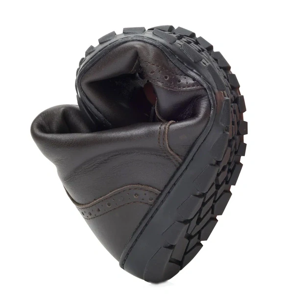 ZAQQ barefoot batai QUINTIC Winter Brogue dark brown