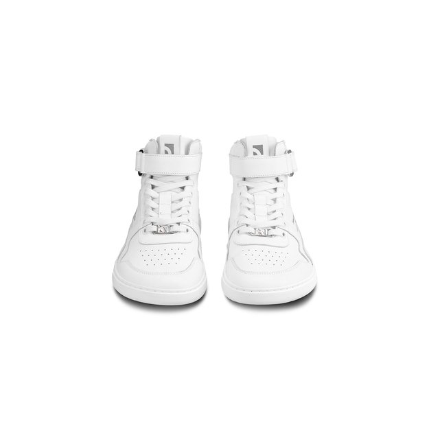 Barefoot Sneakers Barebarics Zing - High Top - All White - Leather