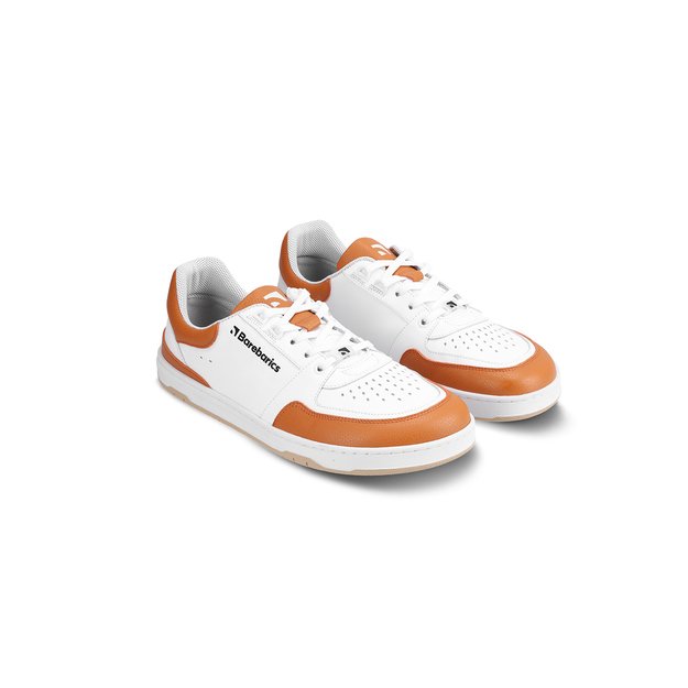 Barefoot Sneakers Barebarics Wave - White & Orange